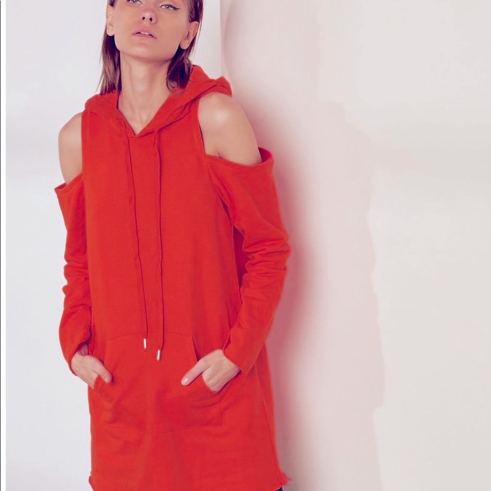 KENDALL + KYLIE sweatshirt hoodie longer length